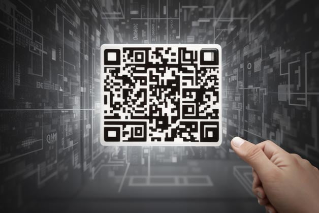 qr kode illustrasjon